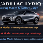 Do the Driving Modes in Cadillac Lyriq Offer Different Ranges or Battery Usages?