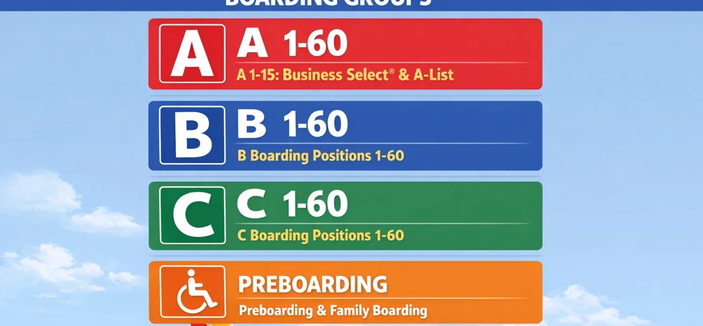 Southwest Boarding Groups