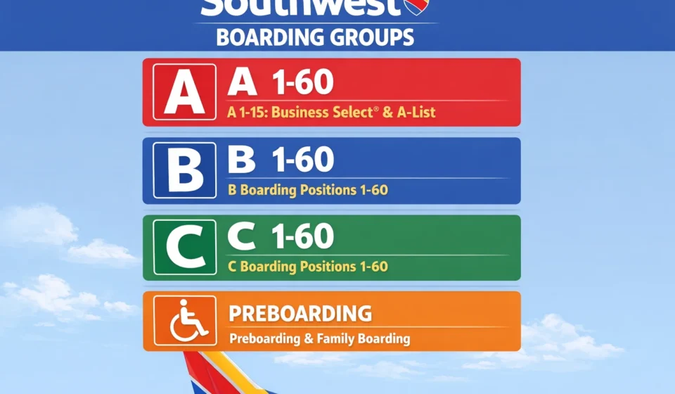 Southwest Boarding Groups